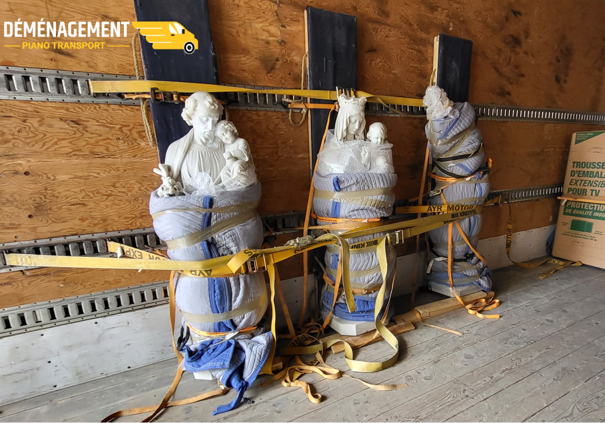 Déménagement Spécialisé : statue et divers objets lourds
